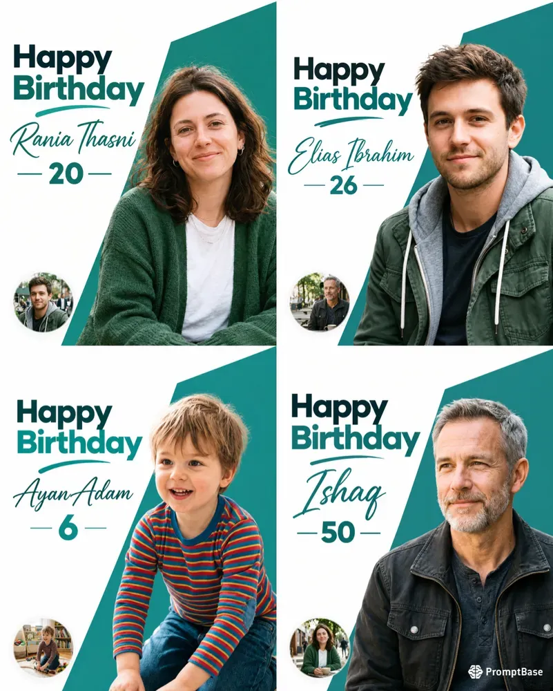 Birthday Poster Generator