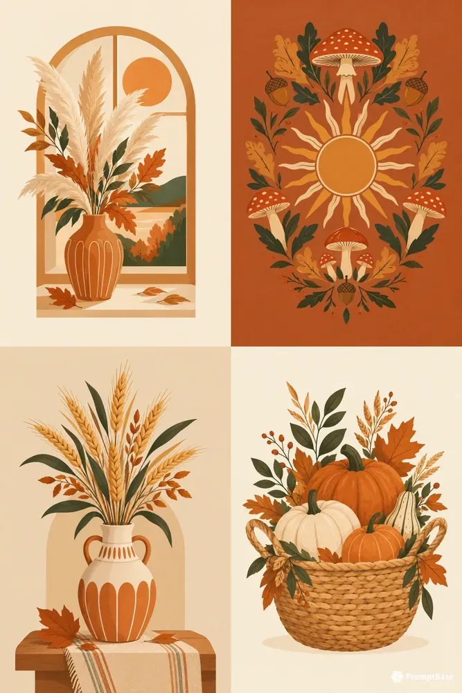 Fall Boho Wall Art