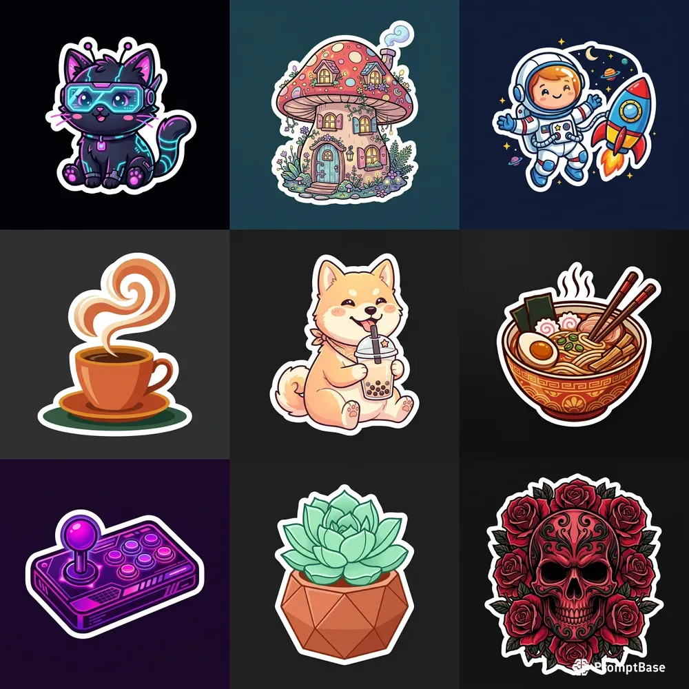 Diecut Vector Sticker Generator