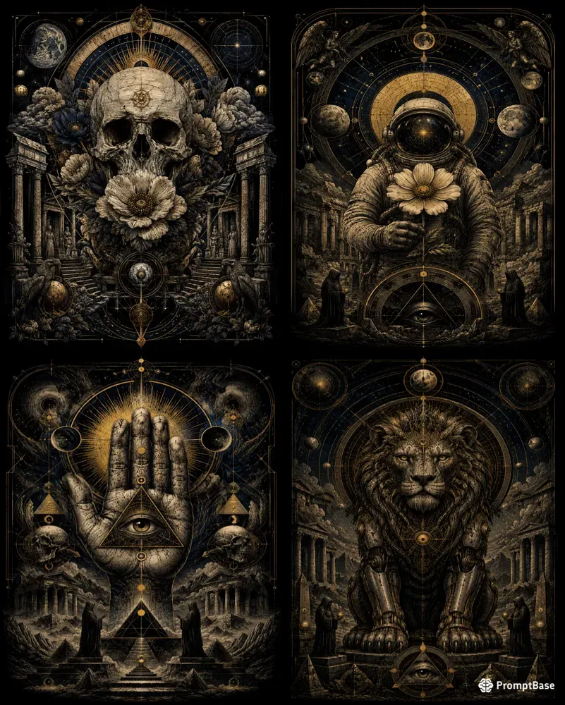 Vintage Conspiracy Engraving Generator