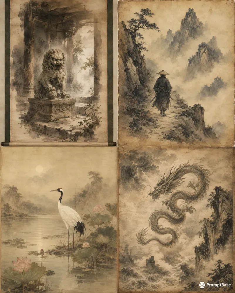 Ancient Scroll Paintings
