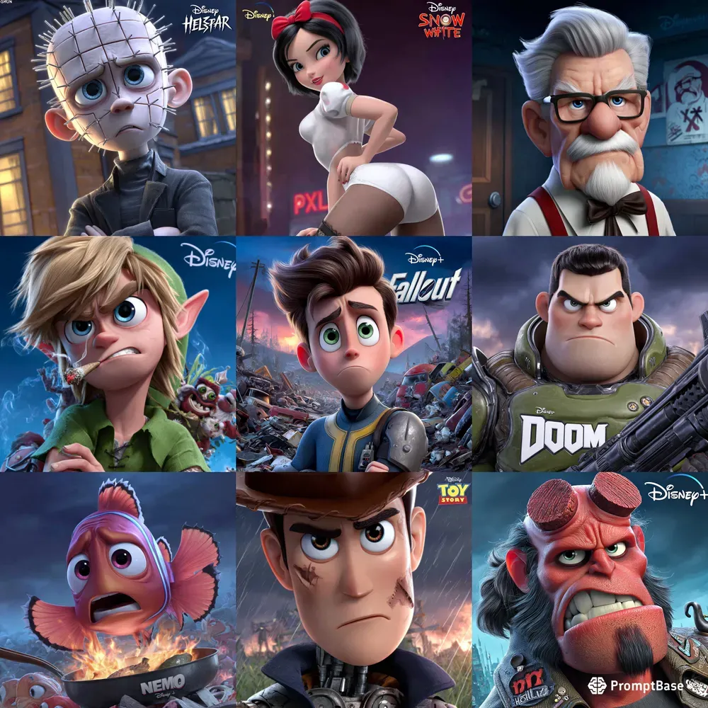 Movie Posters Of Pixar Animated Films