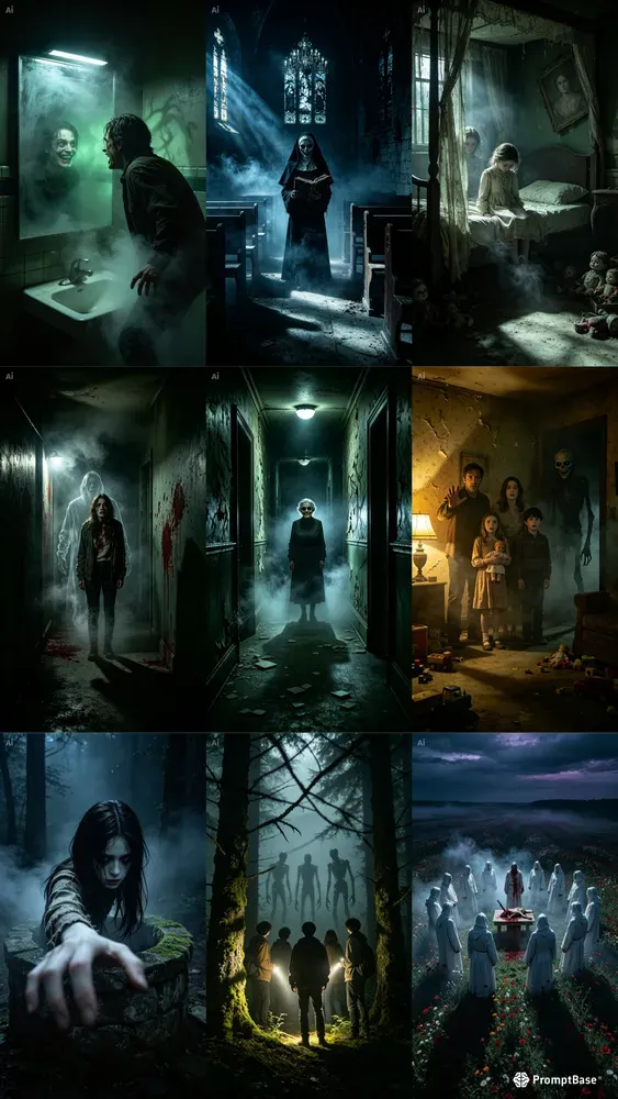 Cinematic Horror Scenes
