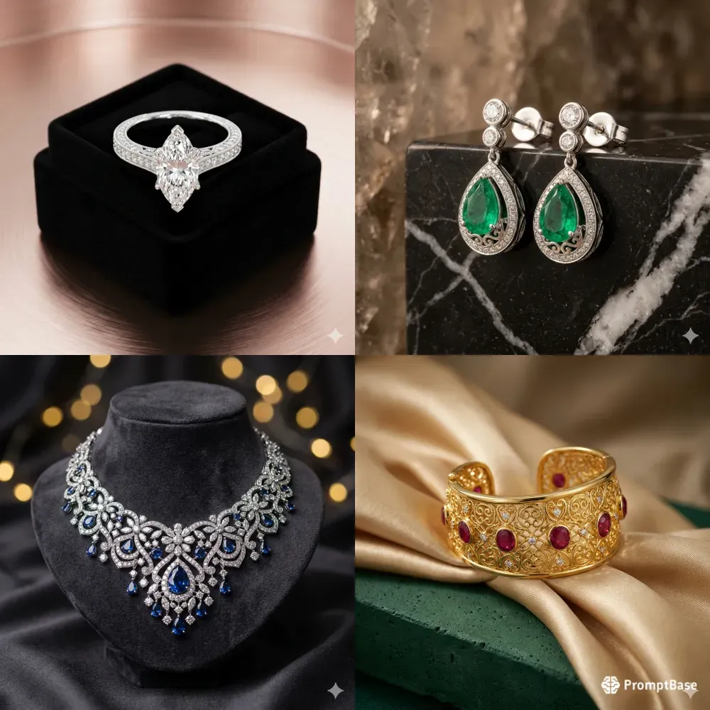 Luxury Jewelry Product Photography