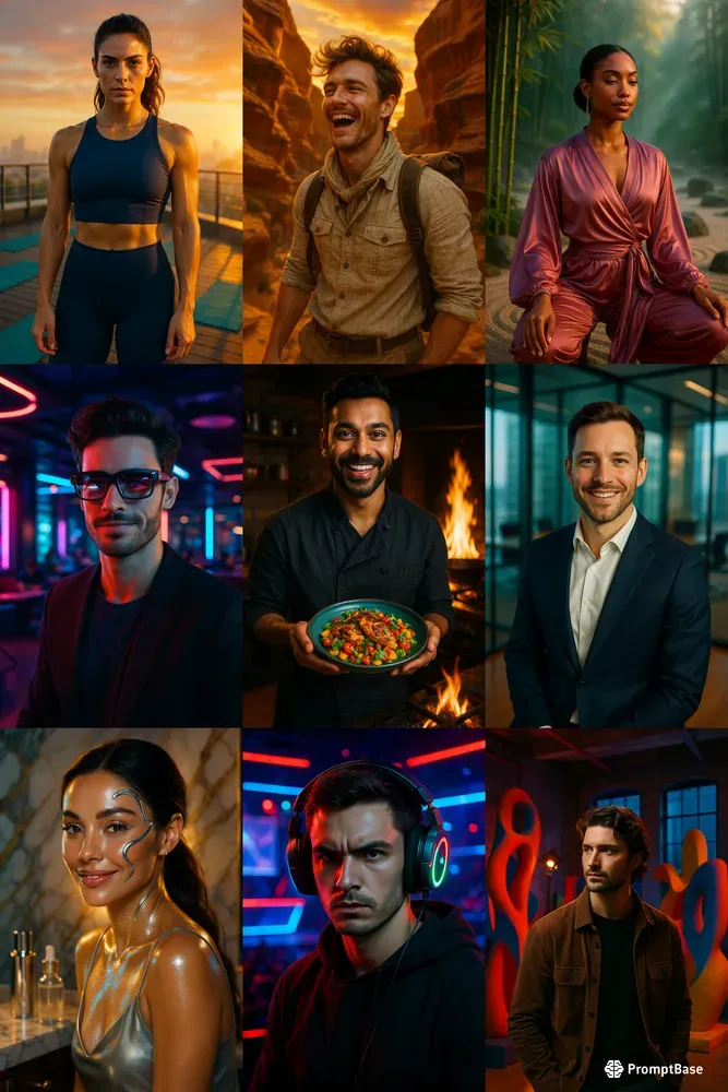 Vibrant Influence Portraits