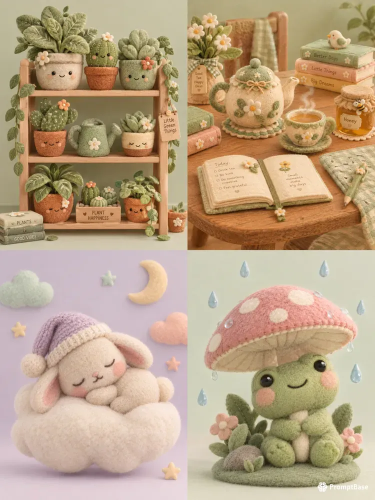 Fluffy Pastel Chibi Plush Worlds