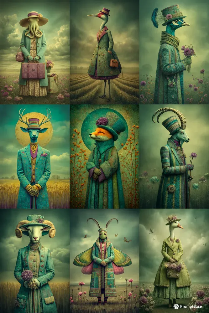 Dreamlike Animal Portraits