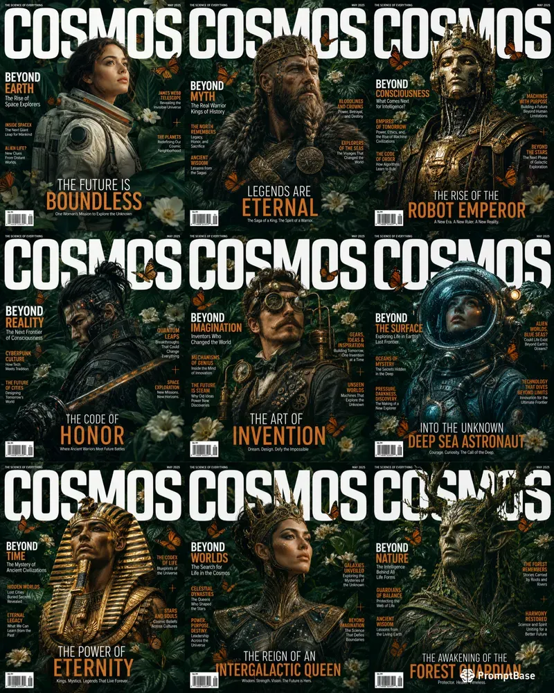 Futuristic Editorial Cover Creators