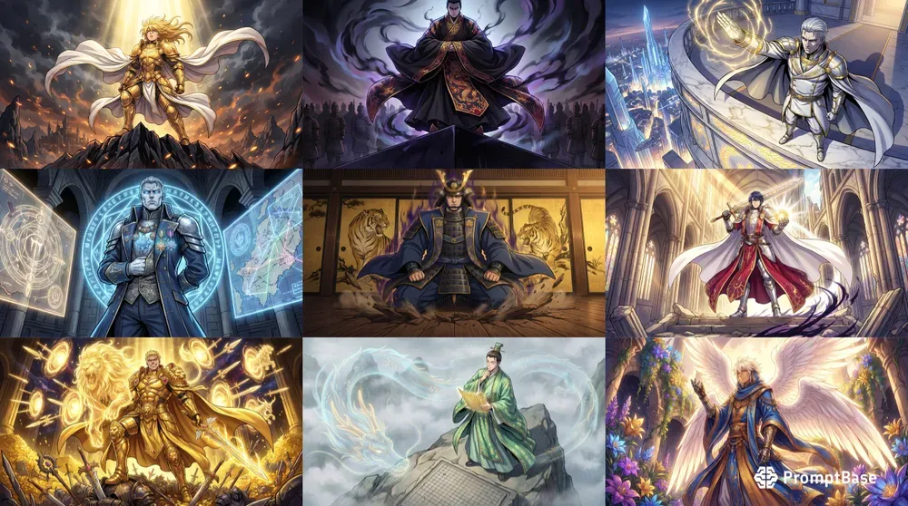 2D Anime Imperial Conqueror Poses