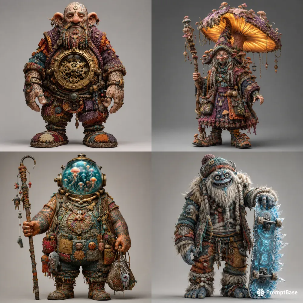 Surreal Handcrafted Fantasy Characters