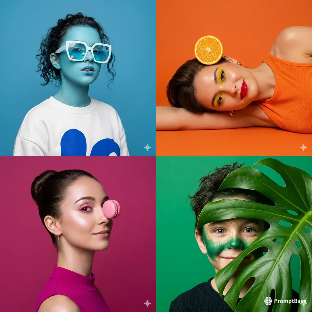 Playful Minimalist Fashion Photography