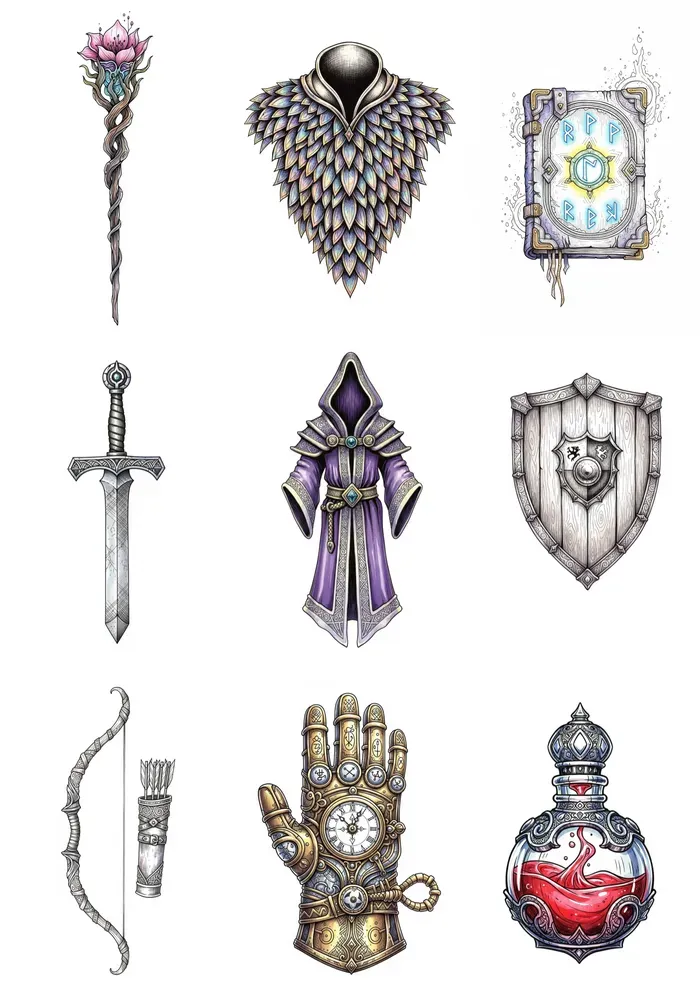RPG Dd Magical Item Illustrations