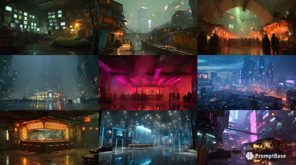 Cyberpunk City Environment Generator