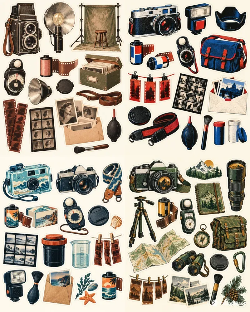 Analog Darkroom Stickers