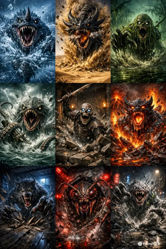 Monster Breakout Scenes