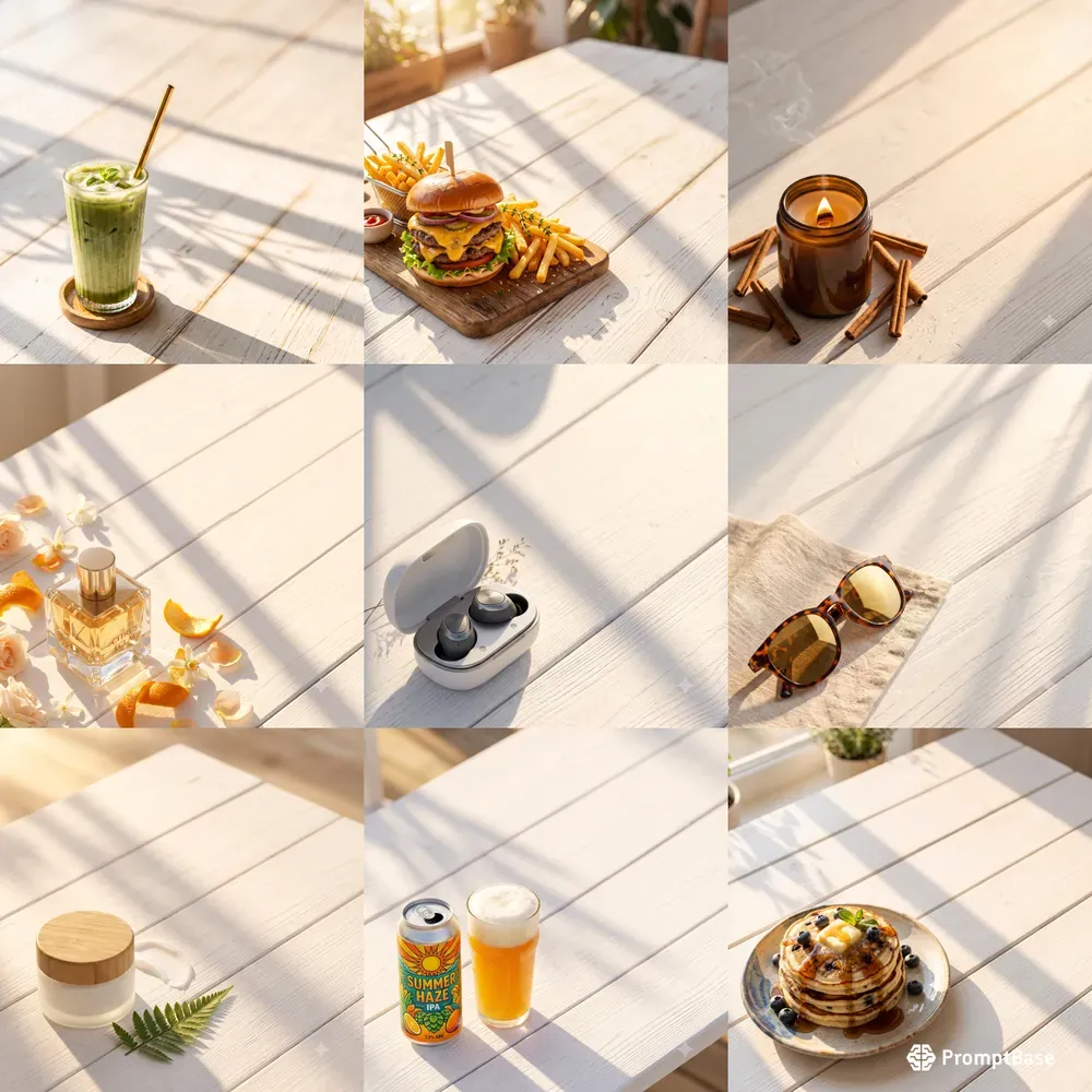 Golden Hour Product Ad Layouts