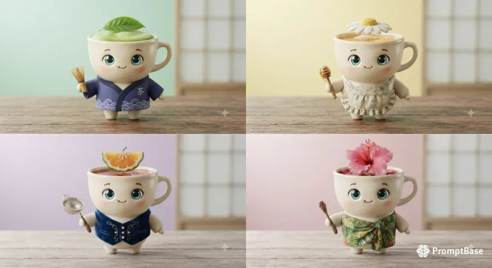 The Kawaii Tea Cup Collections