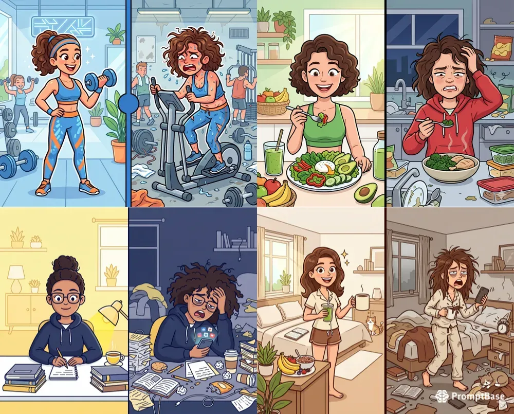 Expectation Vs Reality Cartoons