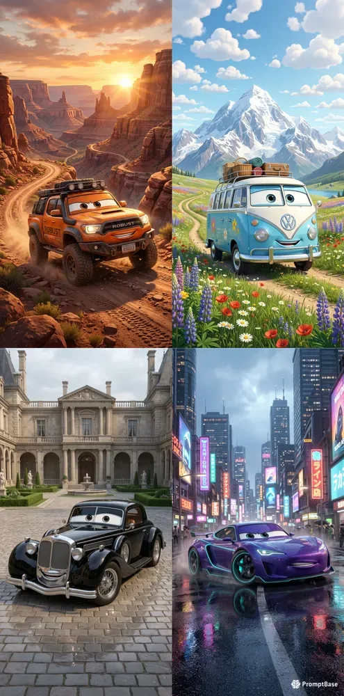 Epic Living Vehicle Animated Characters C