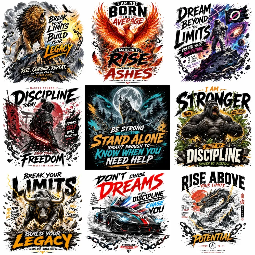 Bold Motivational Tees