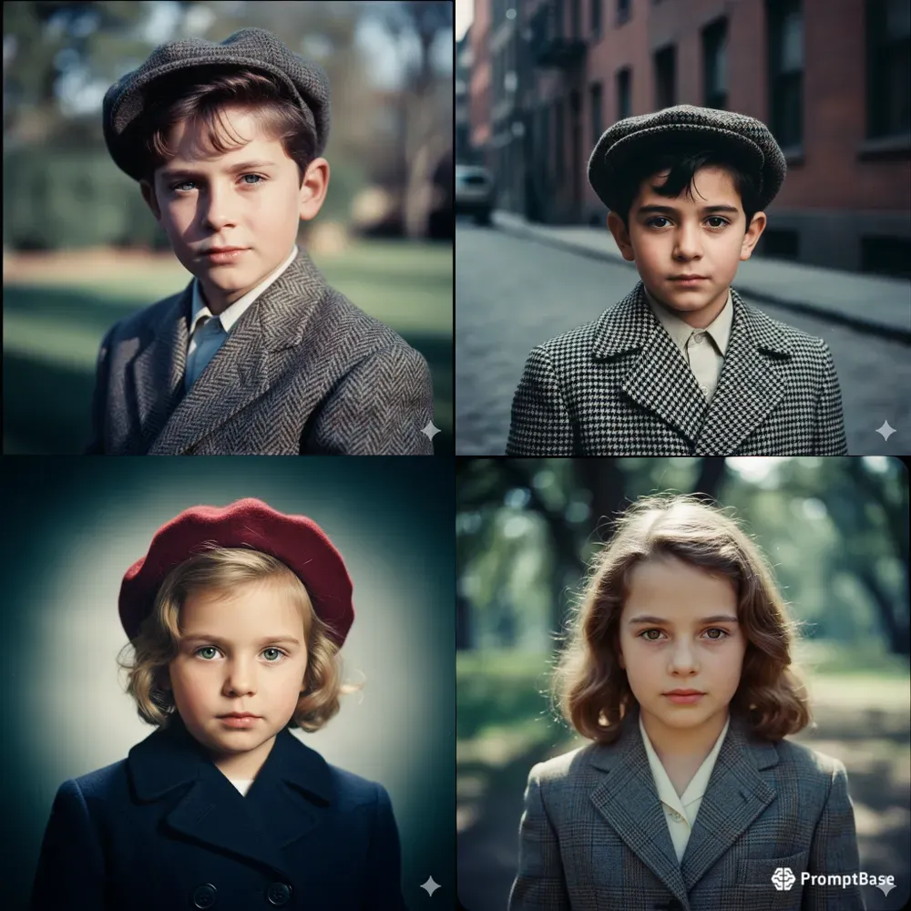 1950s American Cinema Kids