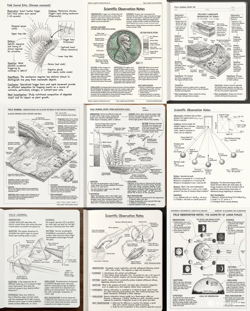 Scientific Observation Notes Generator