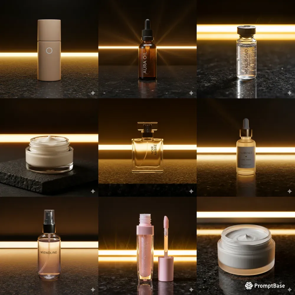 Warm Golden Studio Lighting Photography