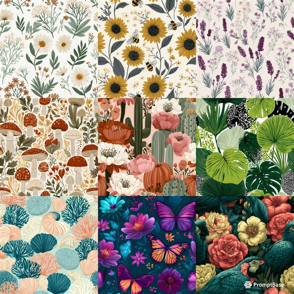 Modern Botanical Patterns