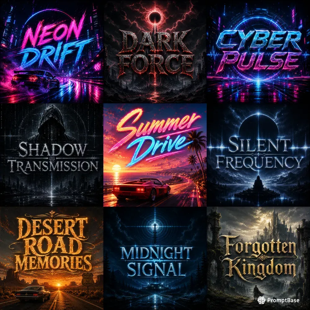 Digital Painting Album Cover Generator