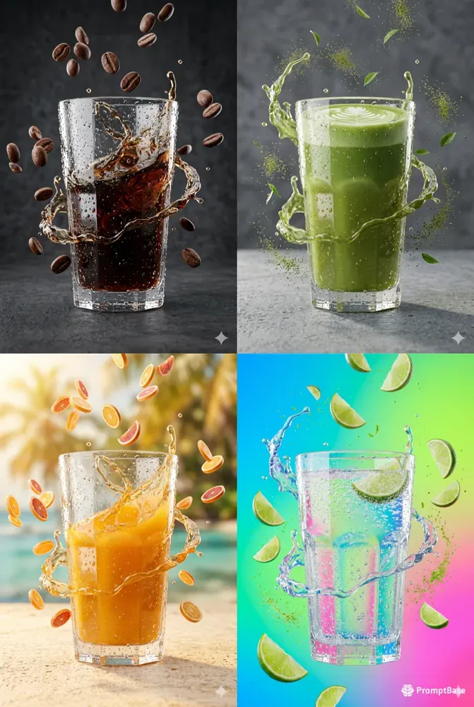 Beverage Marketing Poster Design Assets