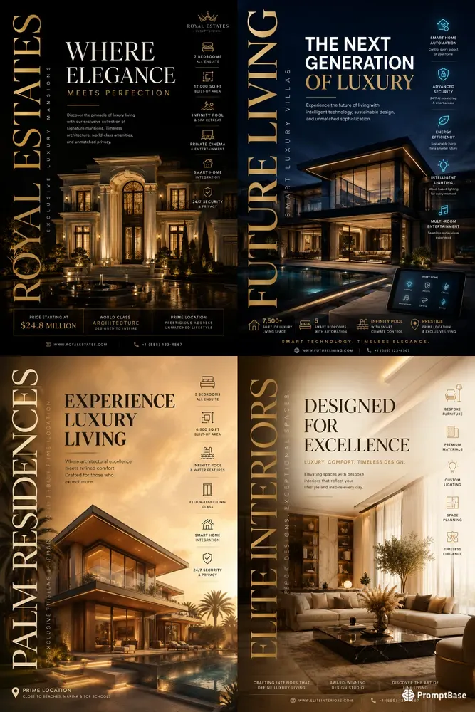 Luxury Real Estate Home Ad Generator