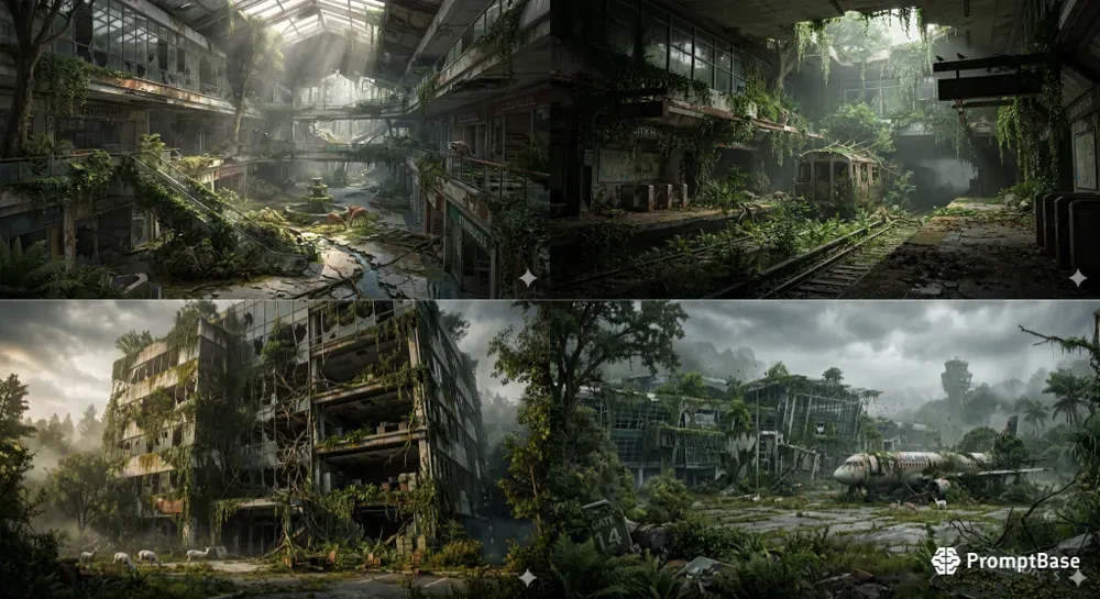 Nature Takes Over Postapocalyptic Worlds