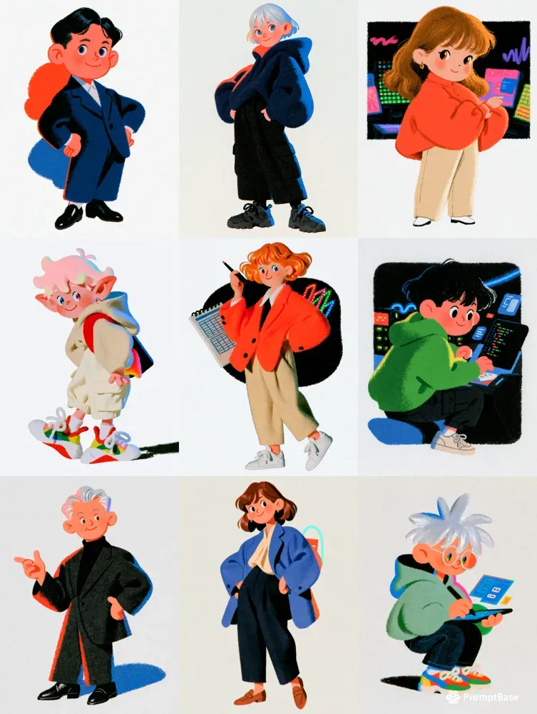 Corporate Team Career Illustrations