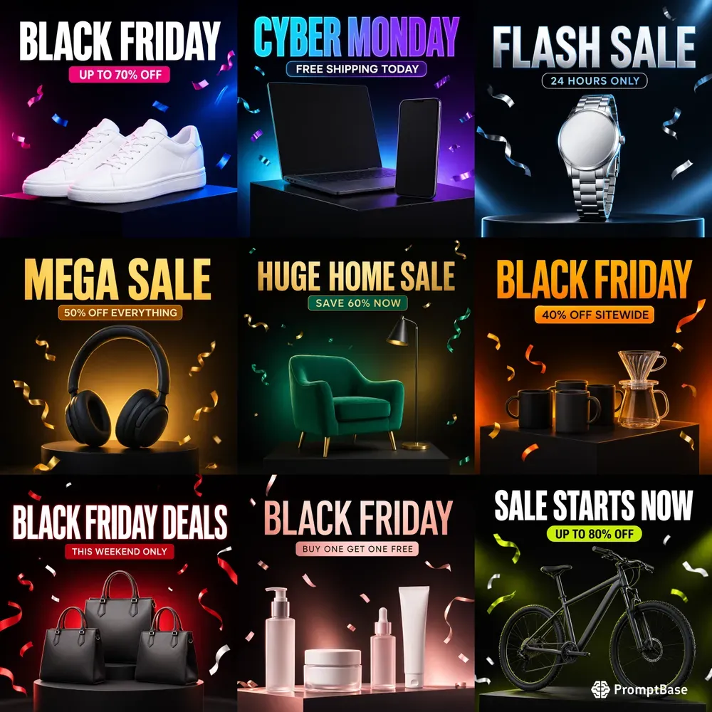 Black Friday Sale Ad Designs