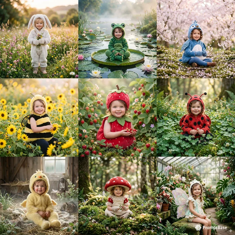 Whimsical Spring Child Portraits