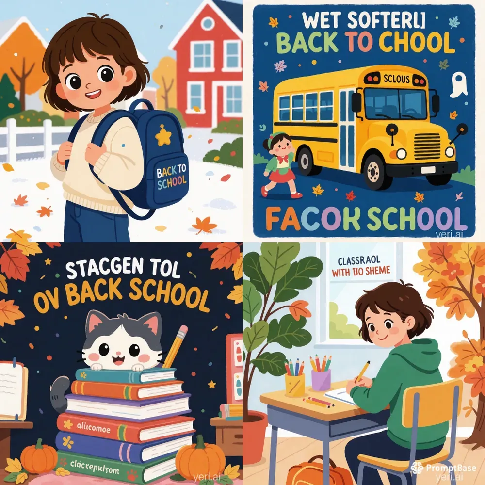 Back To School Illustrations