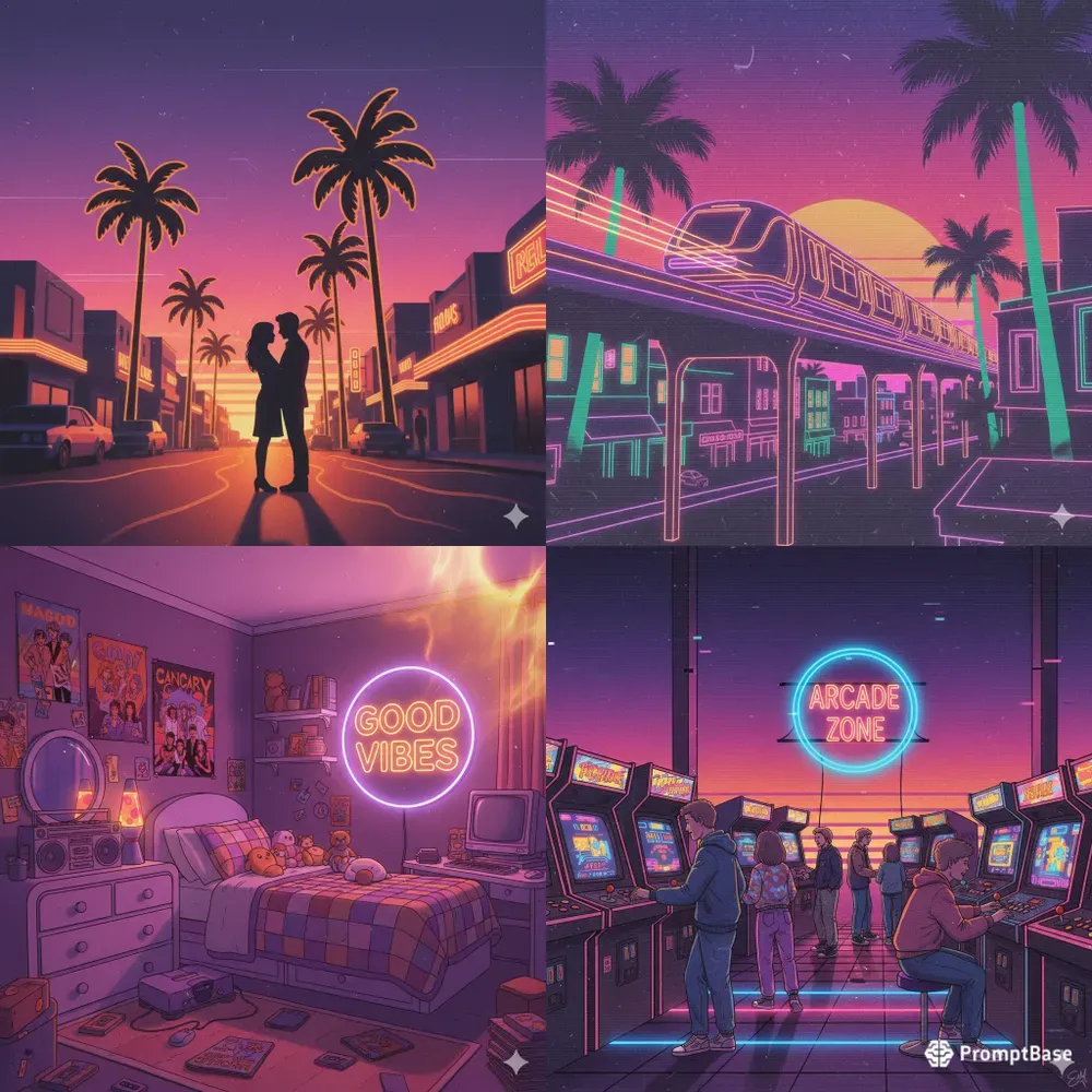 Retro Nostalgia Aesthetics