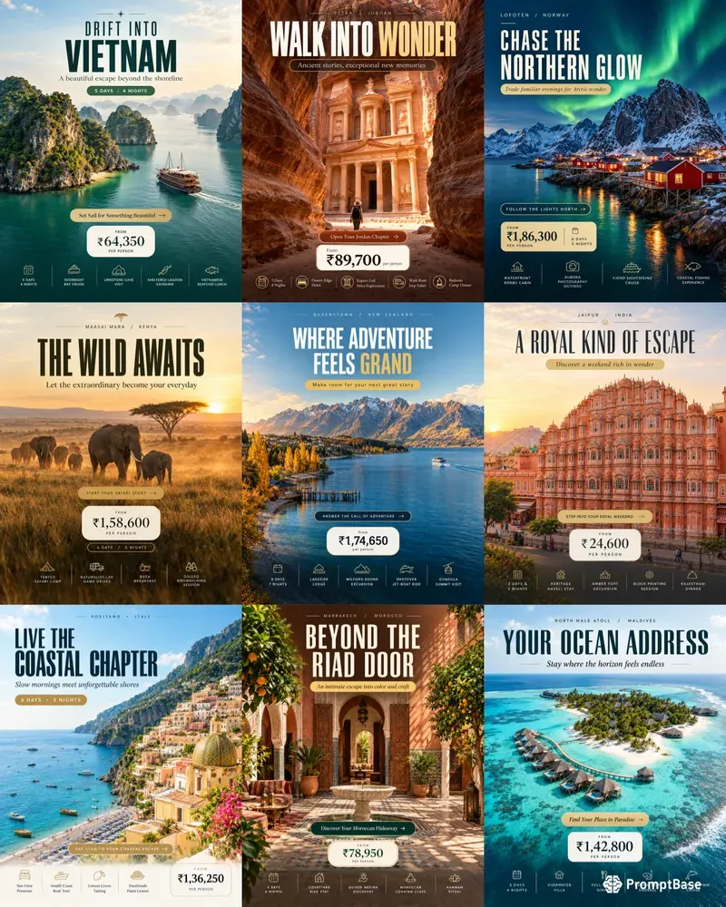 Premium Travel Poster Suites