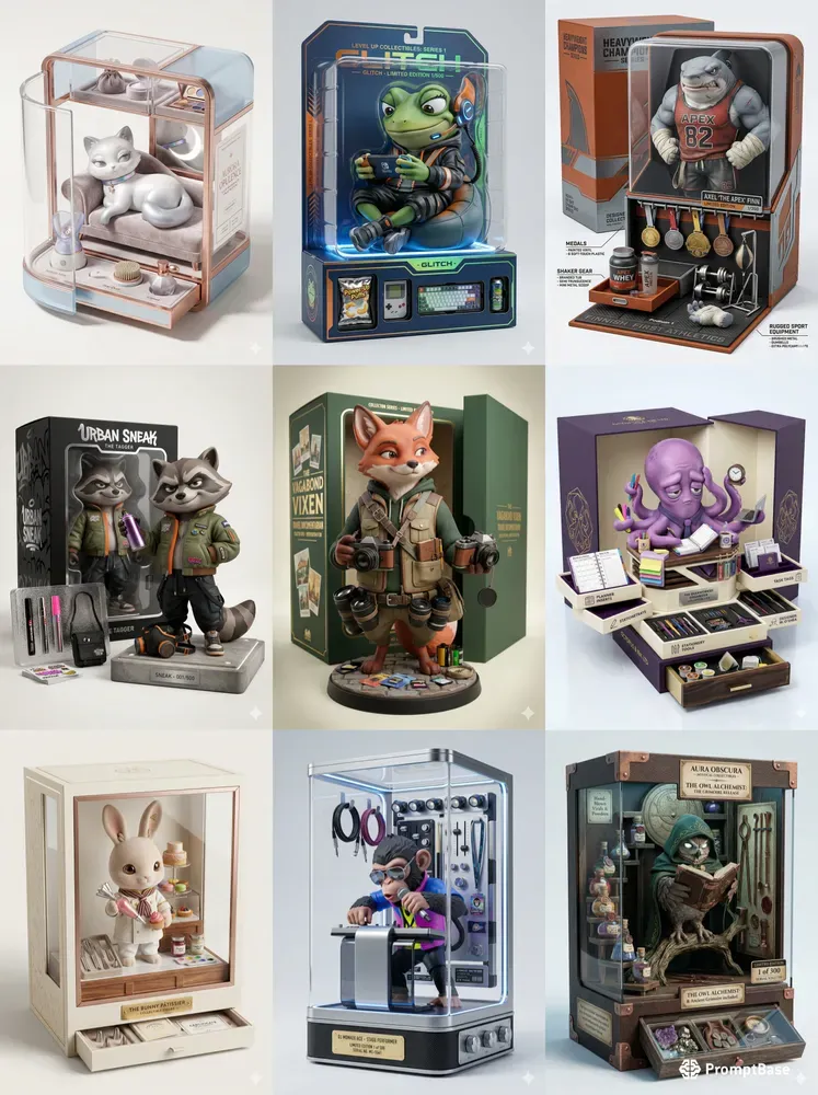 Semireal Cartoon Collectible Drops