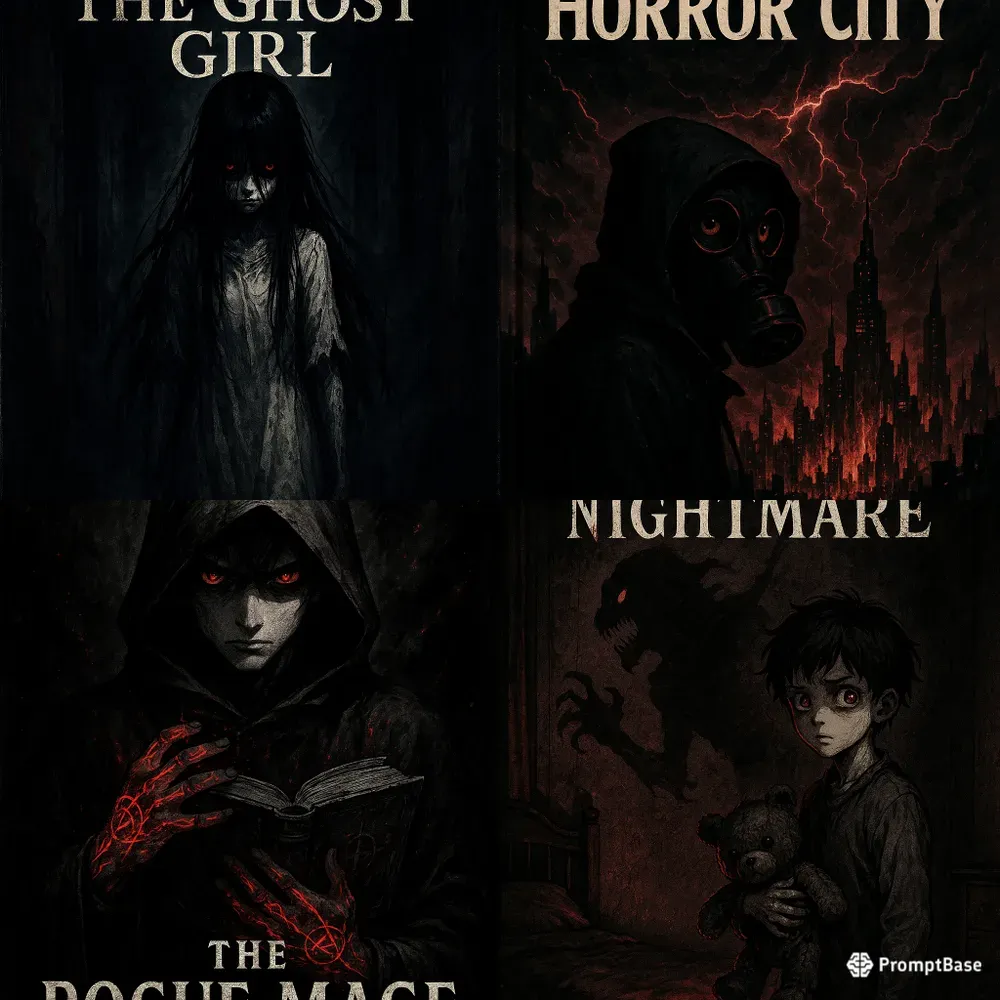 Dark Anime Horror Book Cover Creators