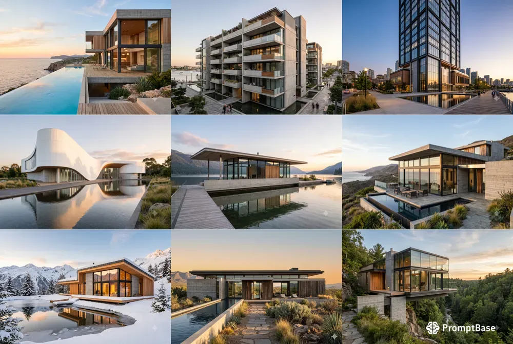 Photorealistic Modern Architecture