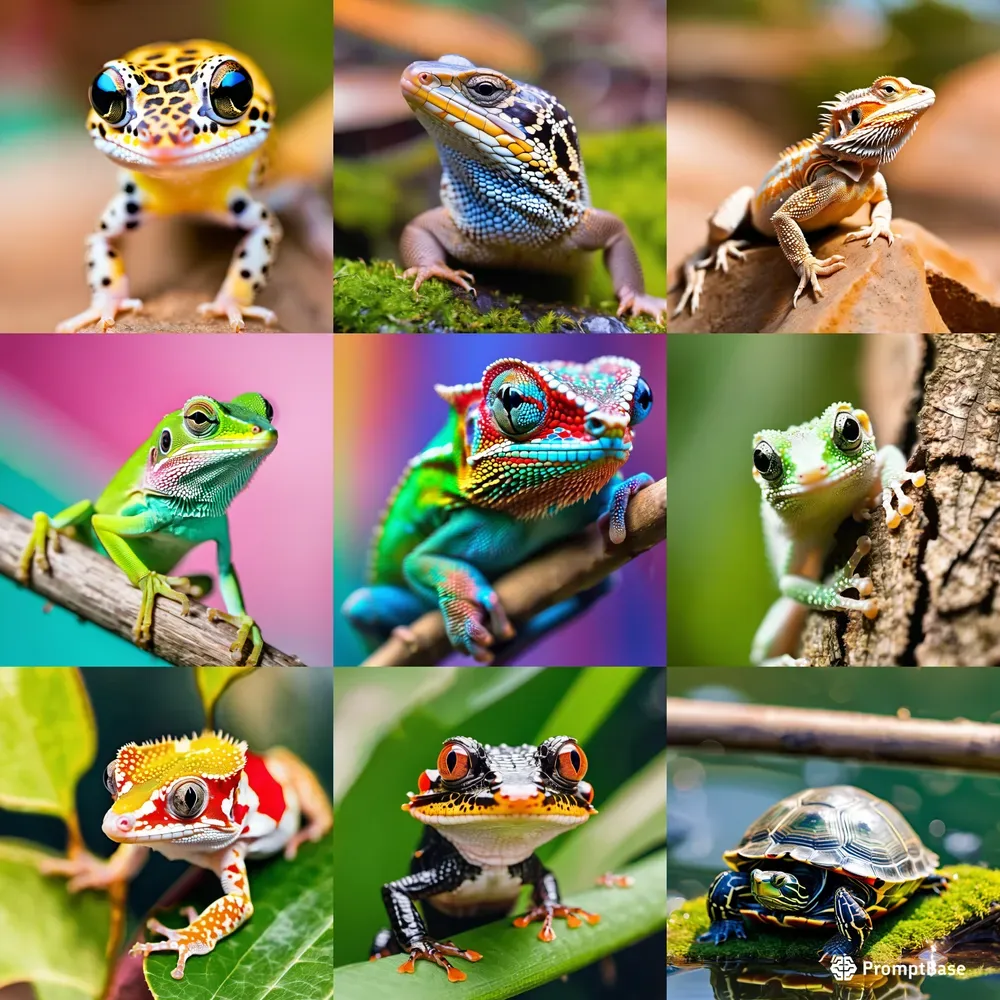 Cute Friendly Reptile Collections