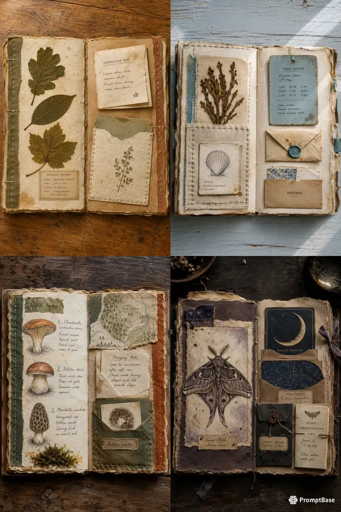 Curiosity Cabinet Junk Journals