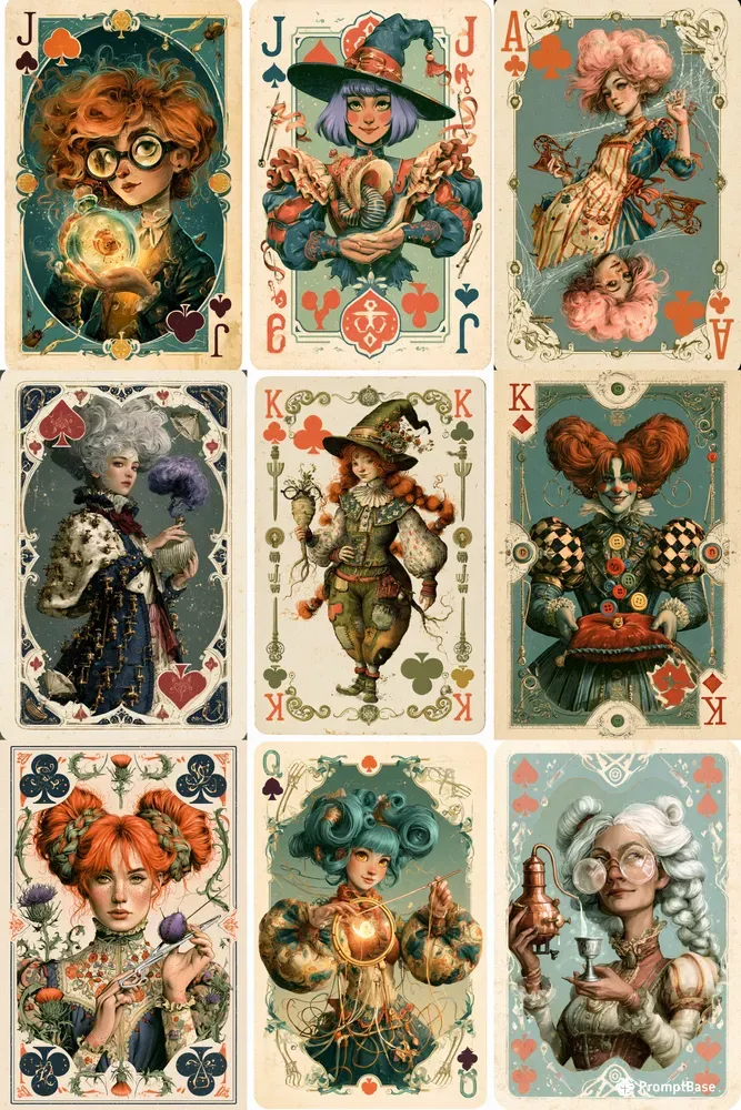 Odd Witch Cards