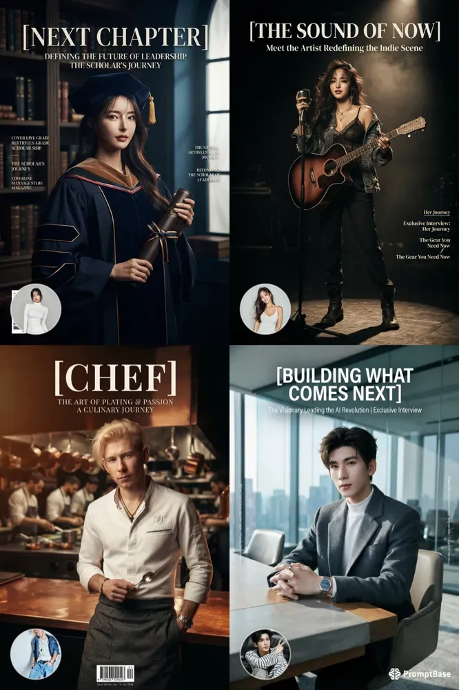 Portraits To Premium Magazine Cover Ads