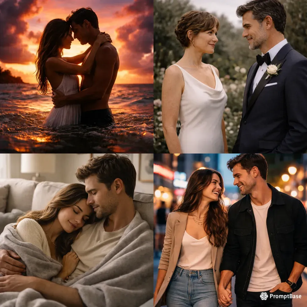 Ultra Realistic Cinematic Couples Art