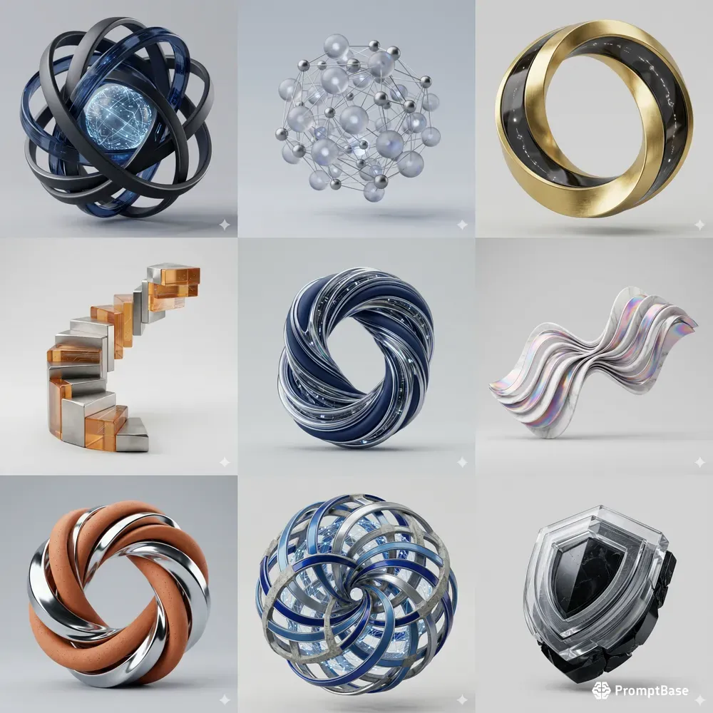 3D B2b Tech Metaphor Assets For UI