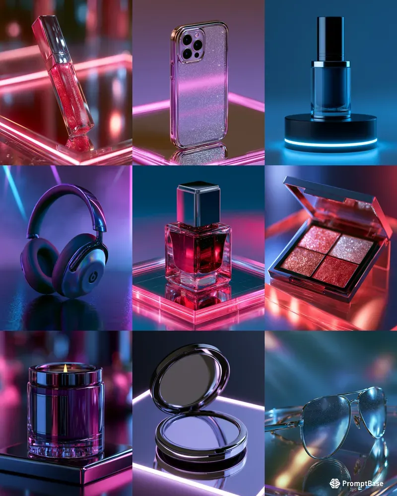 Neon Luxe Product Photos