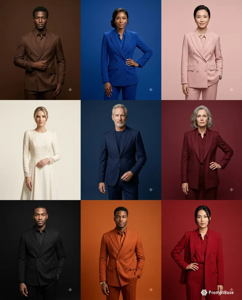 Monochromatic Studio Portrait Creators