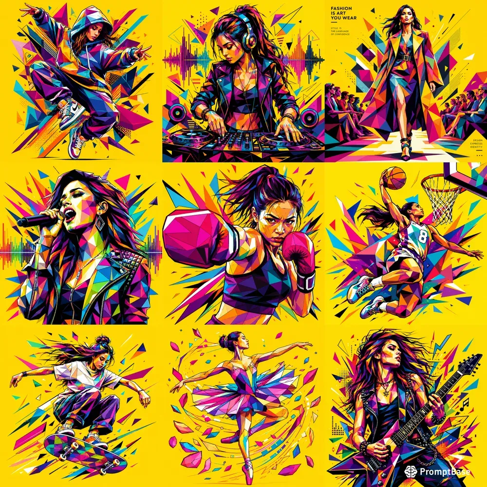Wpap Geometric Pop Art Creators